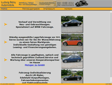 Tablet Screenshot of lp-automobile.de